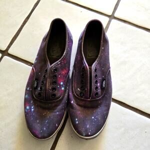 Vans Off the Wall Low Galaxy Purple Skateboard Sneakers Men 5.5 Women’s 7
